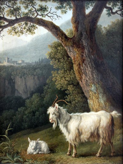 Capra e agnello da Jacob Philipp Hackert